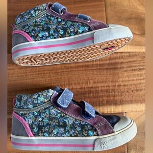 See Kai Run Floral Kids Sneakers